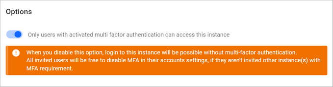 Force Multi-Factor Authentication for all Users